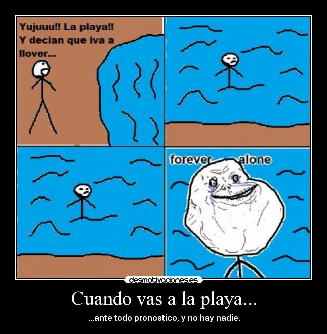 Cuando vas a la playa... - ...ante todo pronostico, y no hay nadie.