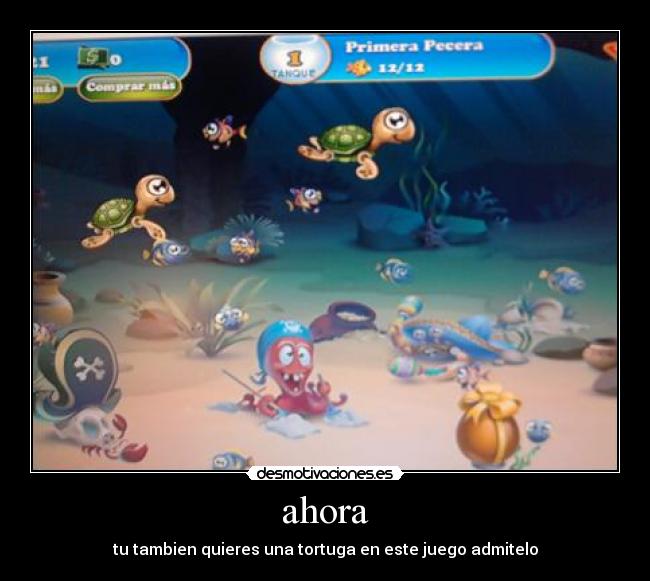 ahora - tu tambien quieres una tortuga en este juego admitelo