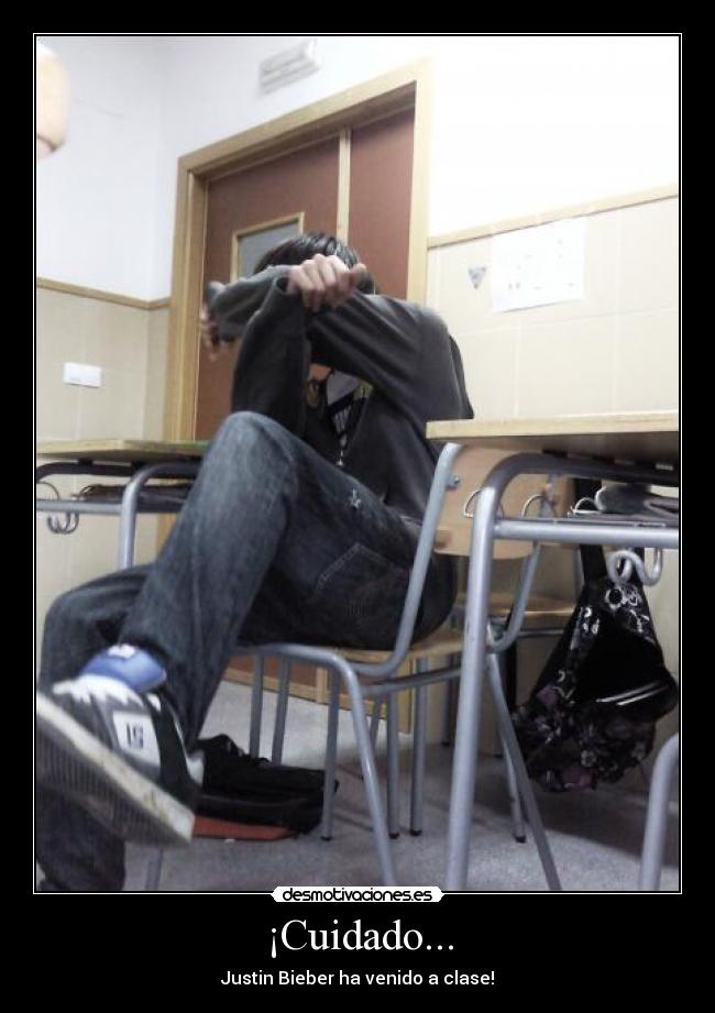 ¡Cuidado... - Justin Bieber ha venido a clase!