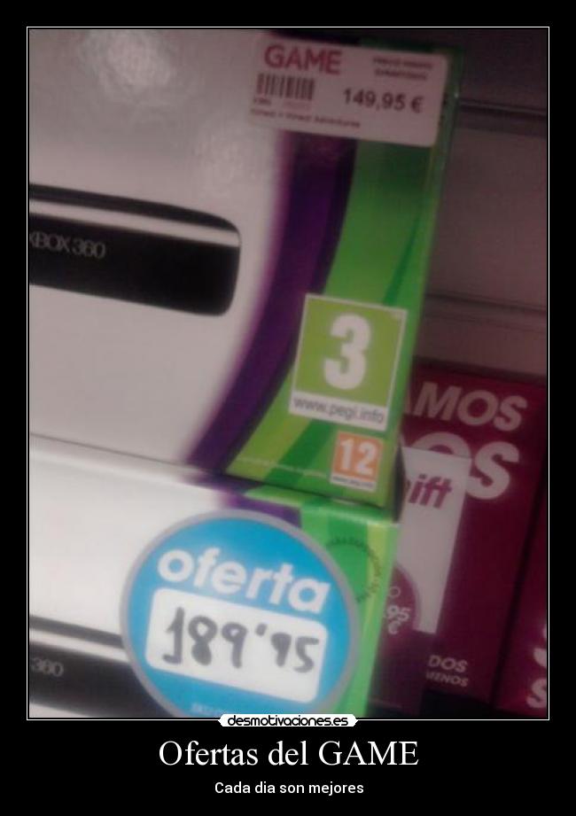 Ofertas del GAME - Cada dia son mejores