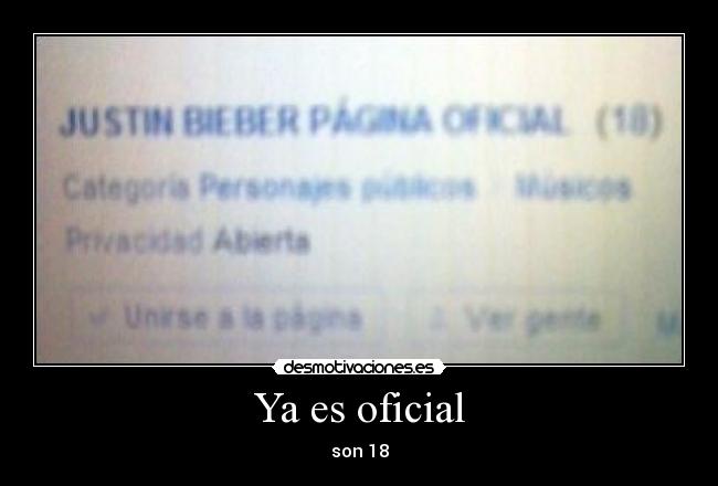 Ya es oficial - son 18