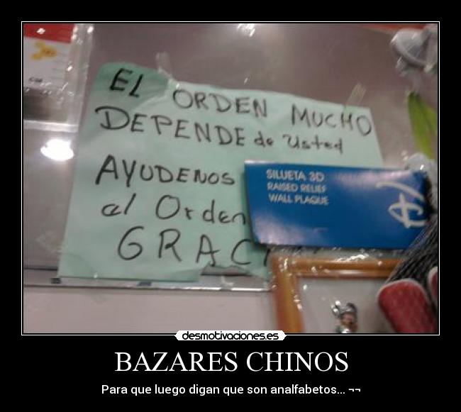 carteles chinos desmotivaciones
