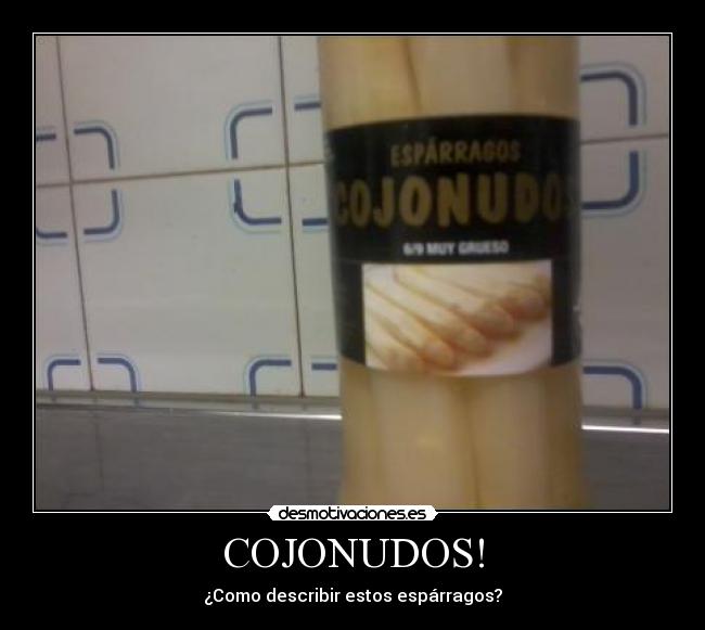 COJONUDOS! -