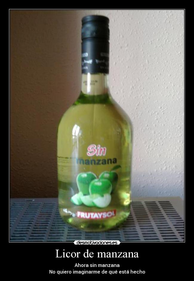 Licor de manzana -