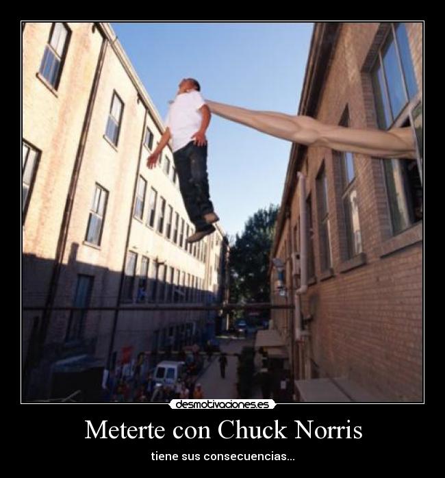 Meterte con Chuck Norris -