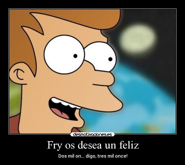 Fry os desea un feliz - 