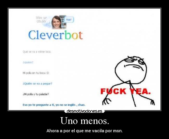 Uno menos. - 