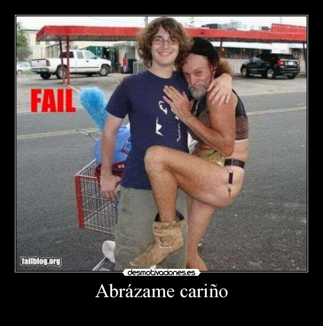 carteles abrazame carino desmotivaciones