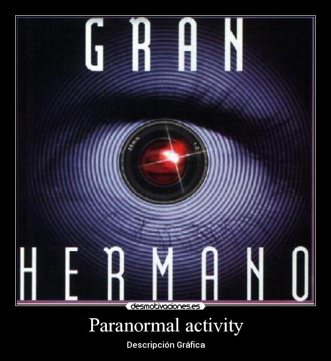 Paranormal activity - 