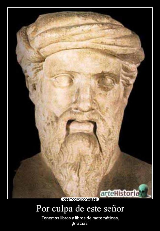 Por culpa de este señor -