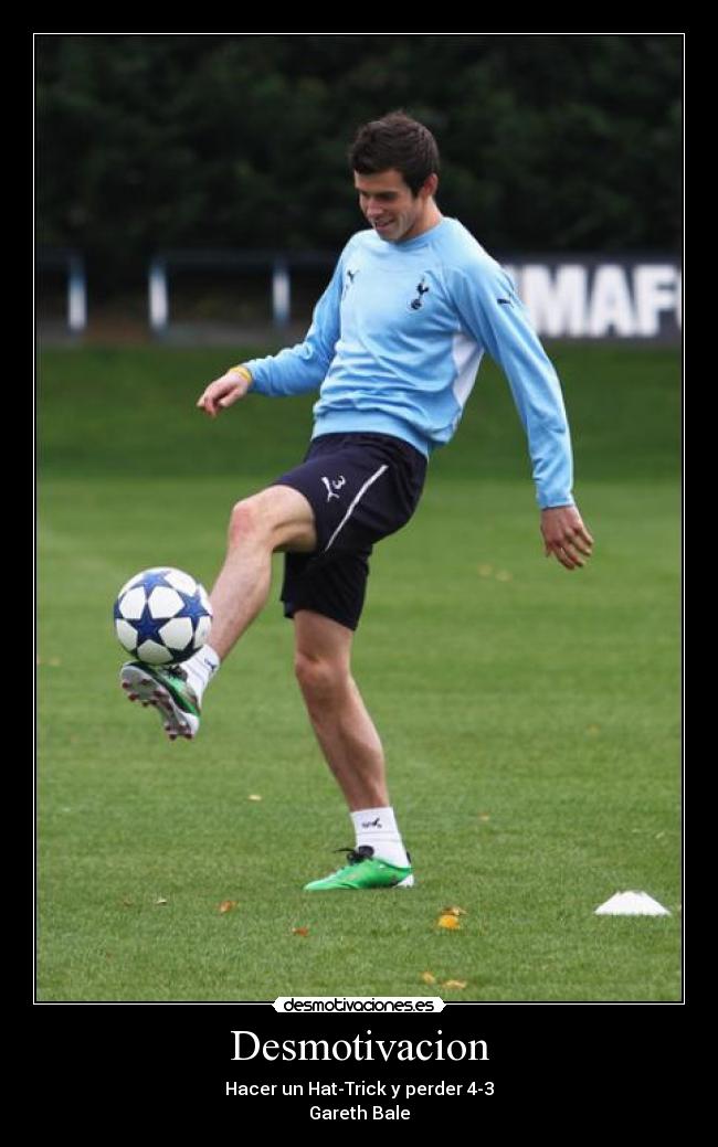 carteles gareth bale inter tottenham bale desmotivaciones