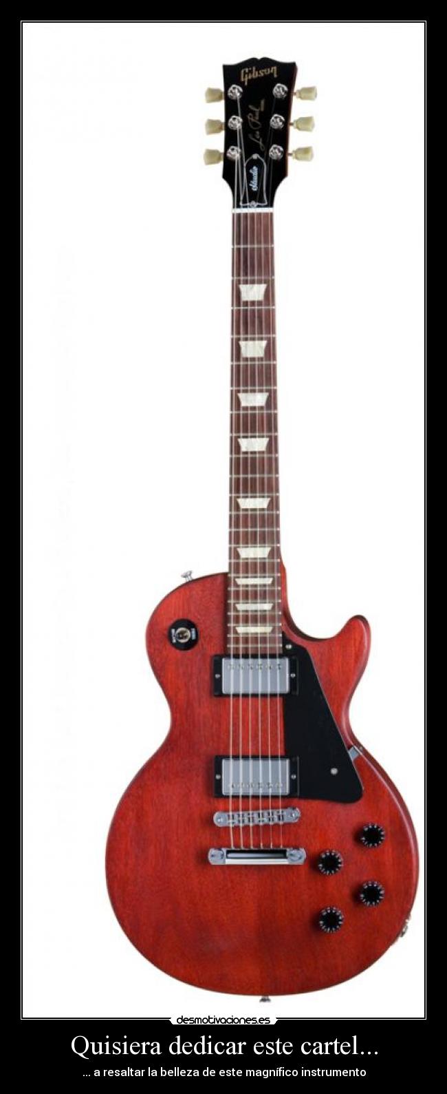 Quisiera dedicar este cartel... - 