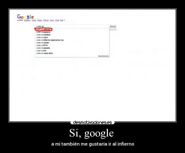 Si, google -