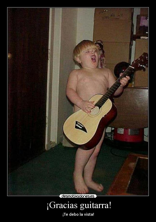 ¡Gracias guitarra! -