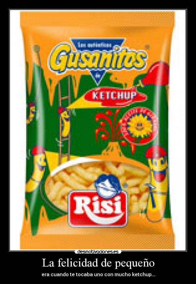 La felicidad de pequeño -