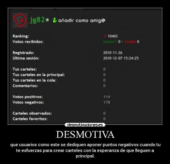 DESMOTIVA -