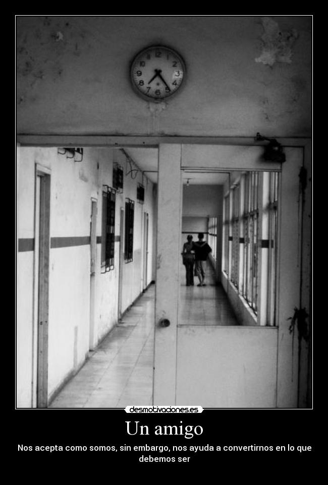 Un amigo -