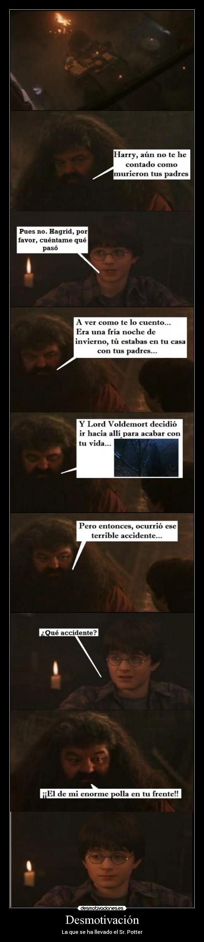 Desmotivación - La que se ha llevado el Sr. Potter