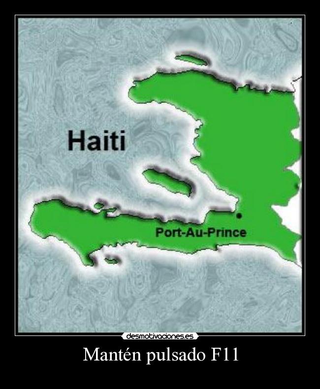 Mantén pulsado F11 -