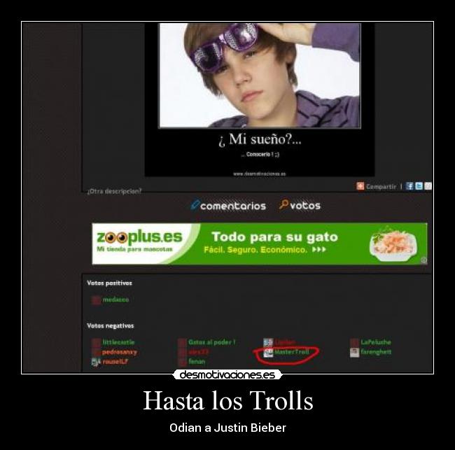 Hasta los Trolls - Odian a Justin Bieber