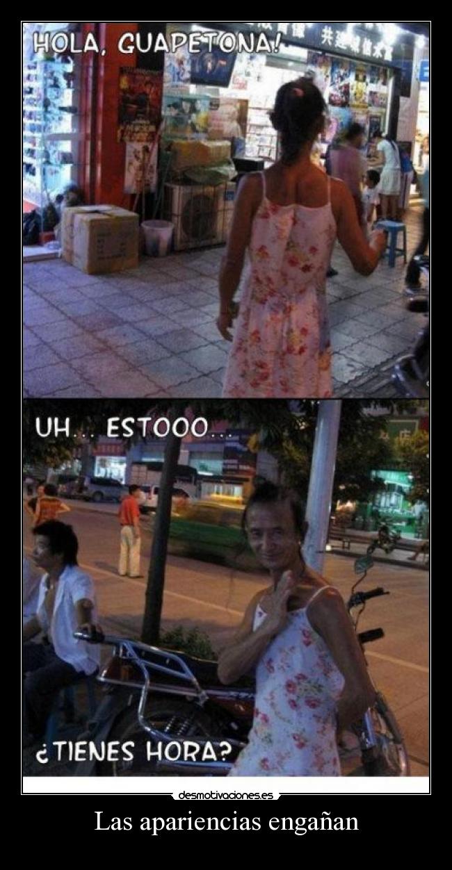 Las apariencias engañan -