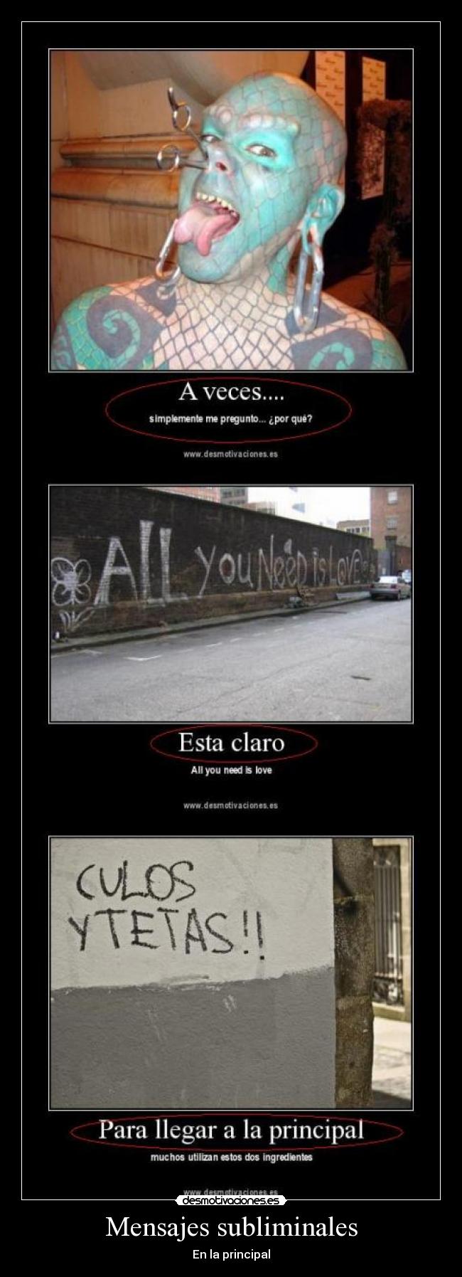 Mensajes subliminales -