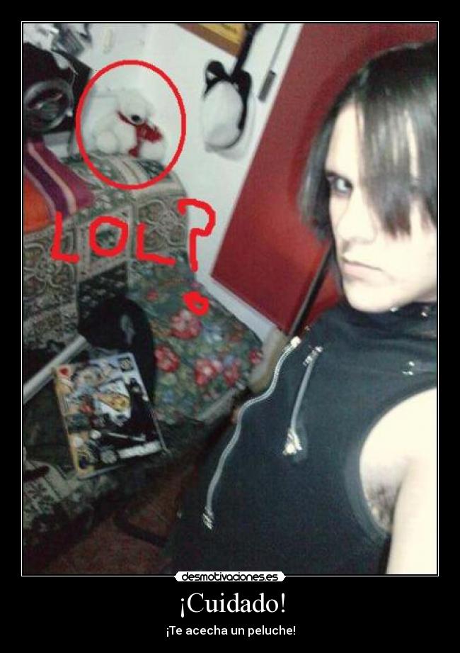 ¡Cuidado! - ¡Te acecha un peluche!