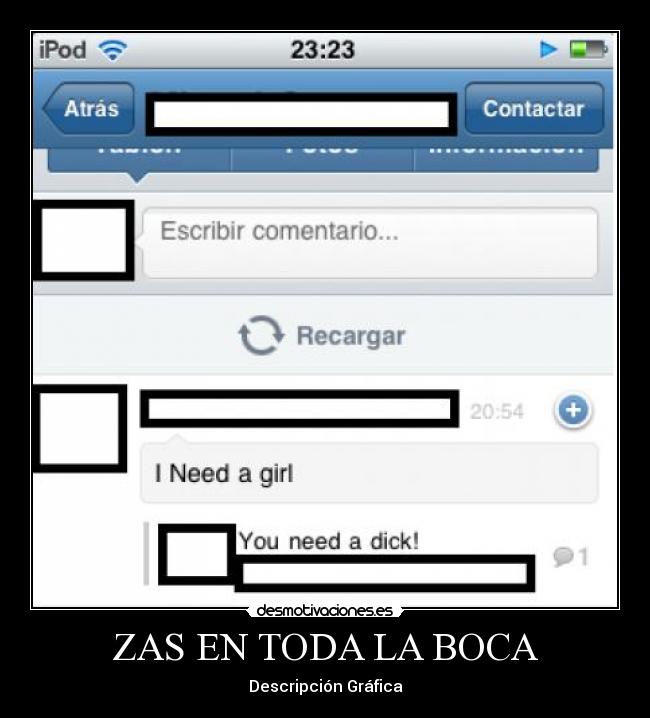 ZAS EN TODA LA BOCA - Descripción Gráfica