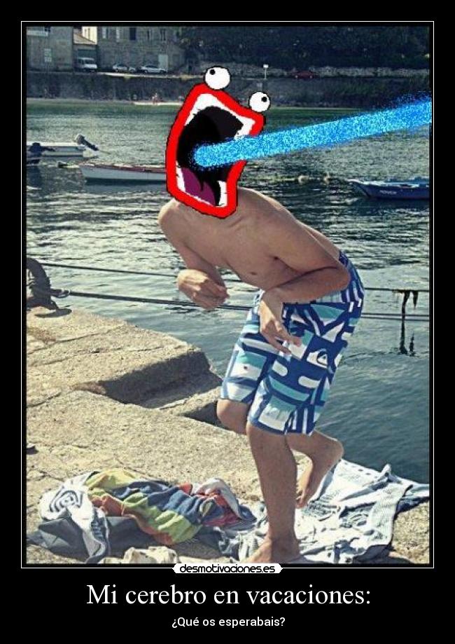 Mi cerebro en vacaciones: - ¿Qué os esperabais?