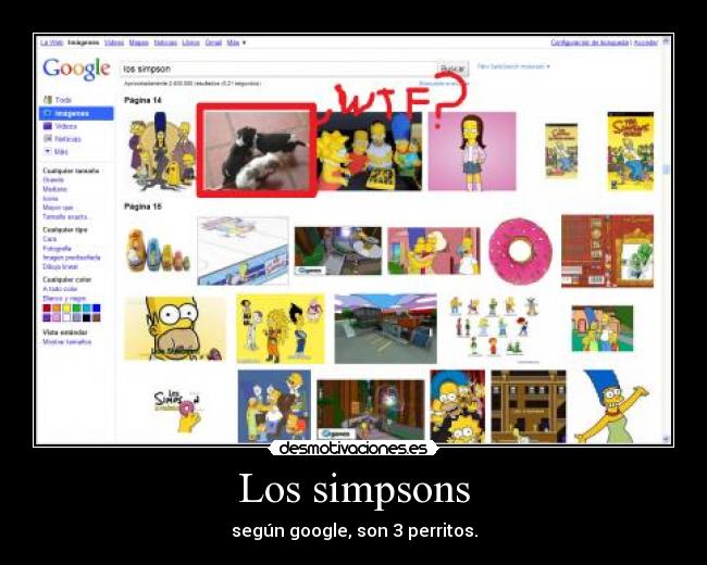 Los simpsons - según google, son 3 perritos.