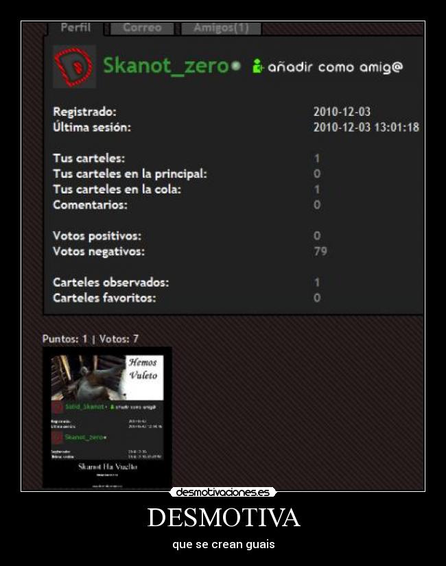 DESMOTIVA - que se crean guais