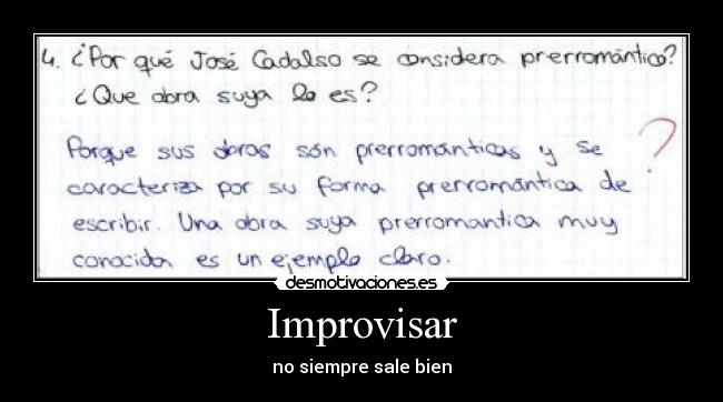 Improvisar -