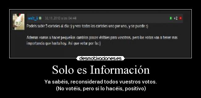 Solo es Información -