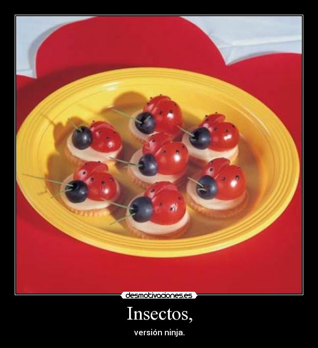 Insectos, - 