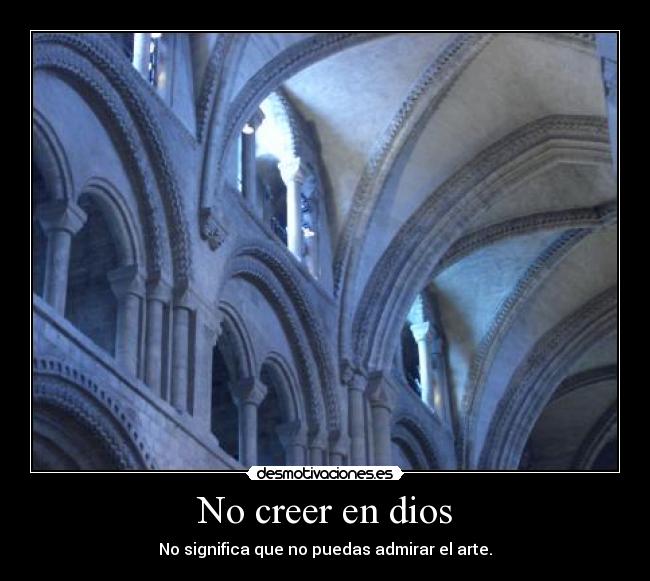 No creer en dios -