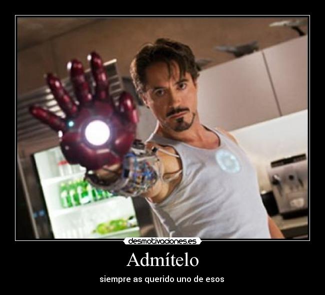 carteles guantes iron man desmotivaciones