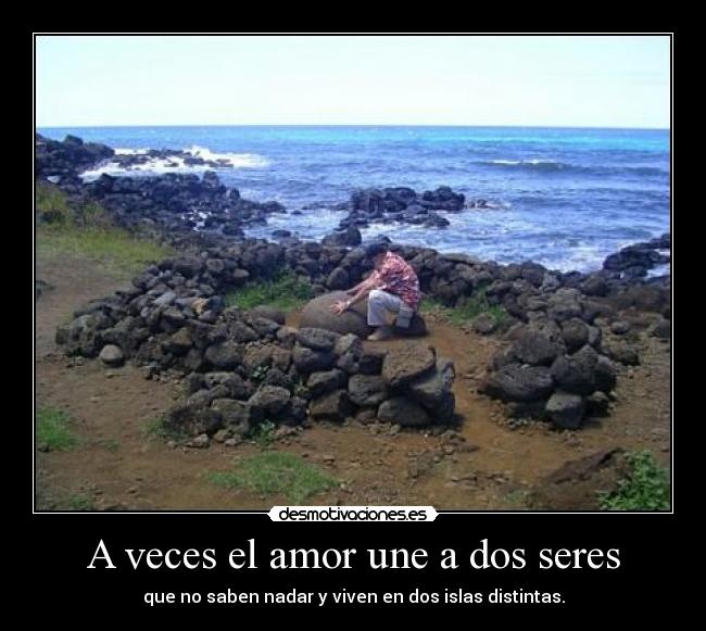 A veces el amor une a dos seres -