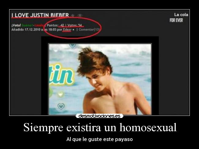 Siempre existira un homosexual - 
