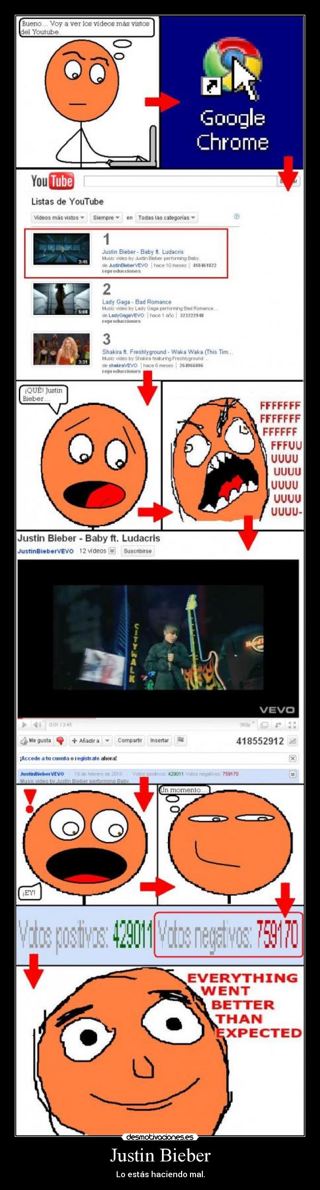 Justin Bieber - Lo estás haciendo mal.