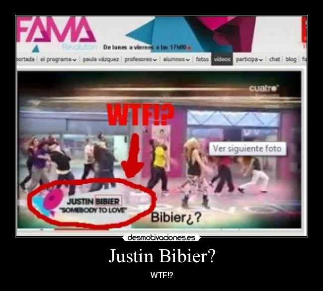 Justin Bibier? - WTF!?