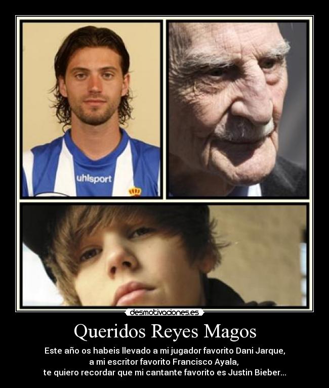Queridos Reyes Magos -