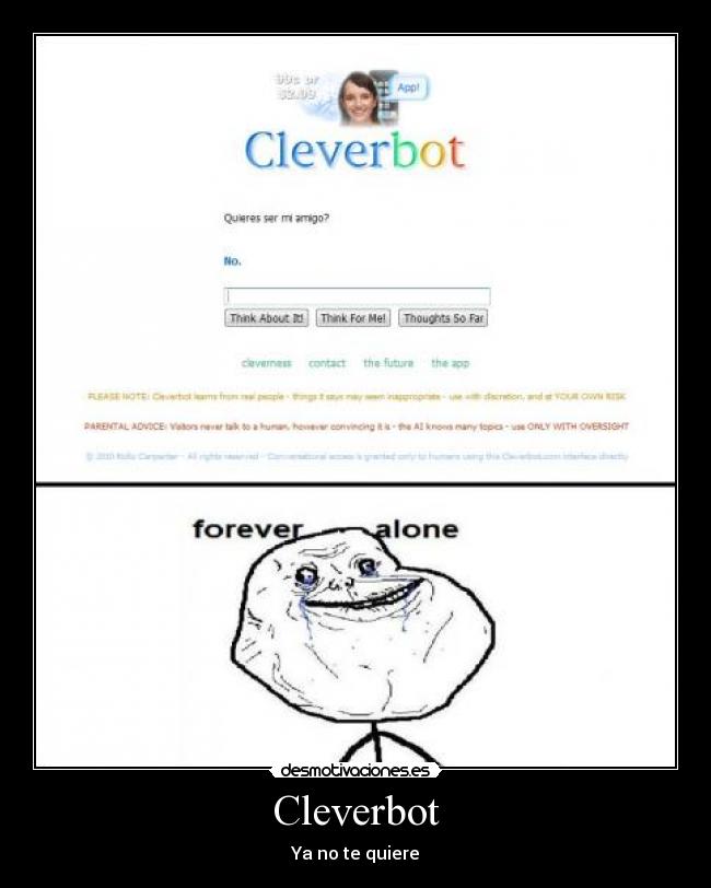 Cleverbot - Ya no te quiere