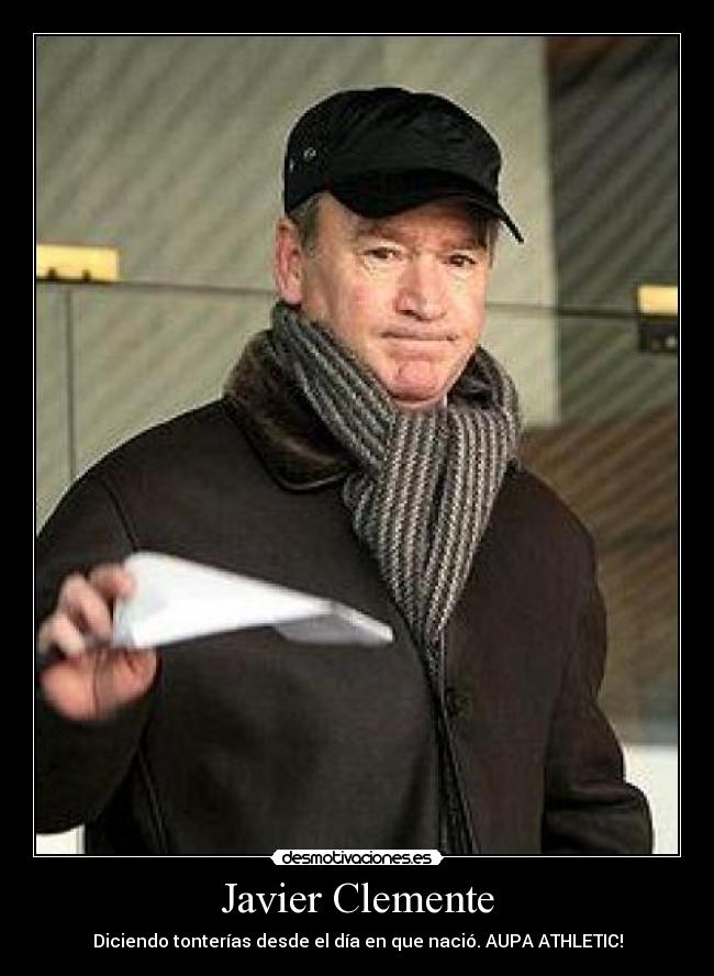 carteles javier clemente desmotivaciones
