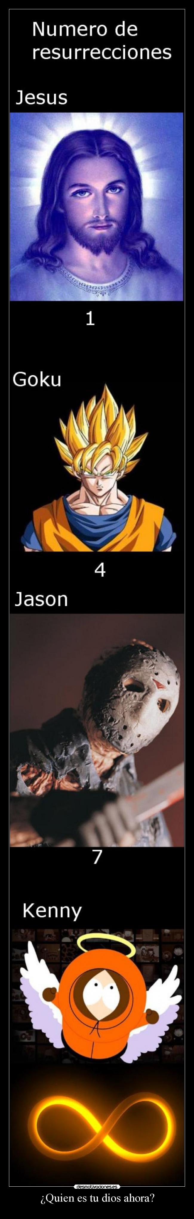 ¿Quien es tu dios ahora? -