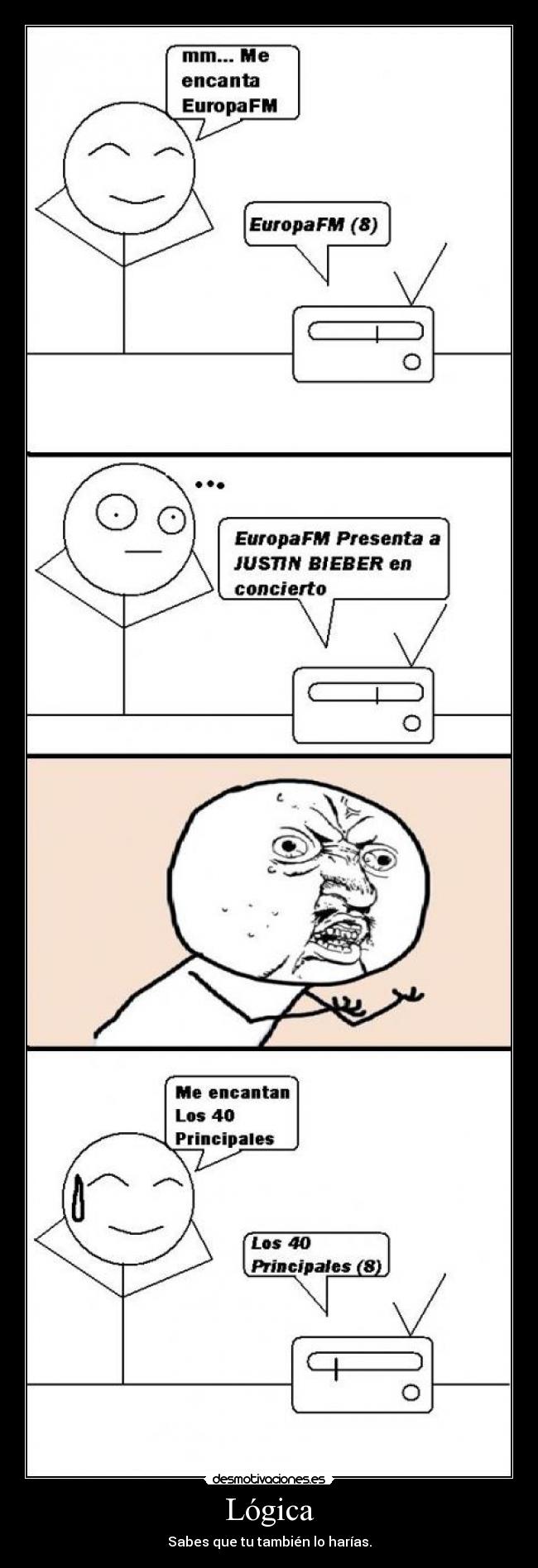 Lógica - Sabes que tu también lo harías.