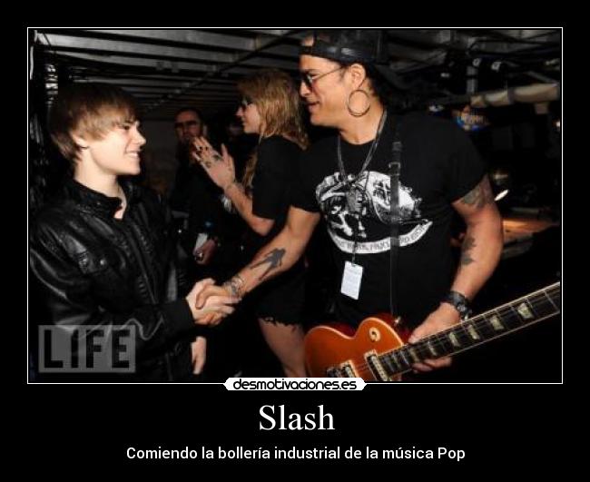 Slash - Comiendo la bollería industrial de la música Pop