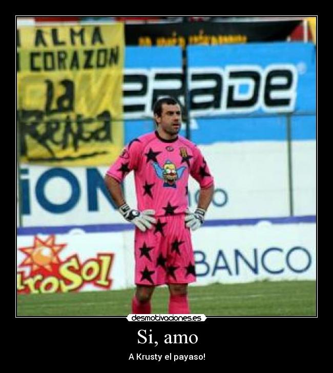 Si, amo - A Krusty el payaso!
