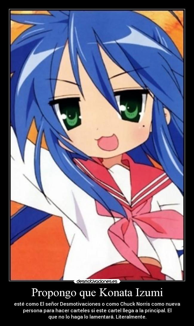 Propongo que Konata Izumi -