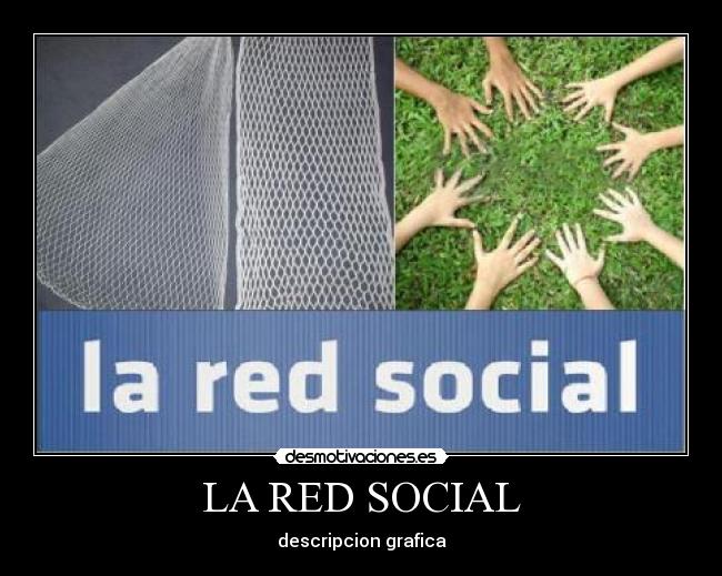 LA RED SOCIAL - descripcion grafica