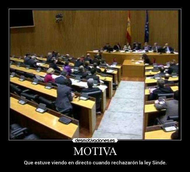 MOTIVA - Que estuve viendo en directo cuando rechazarón la ley Sinde.